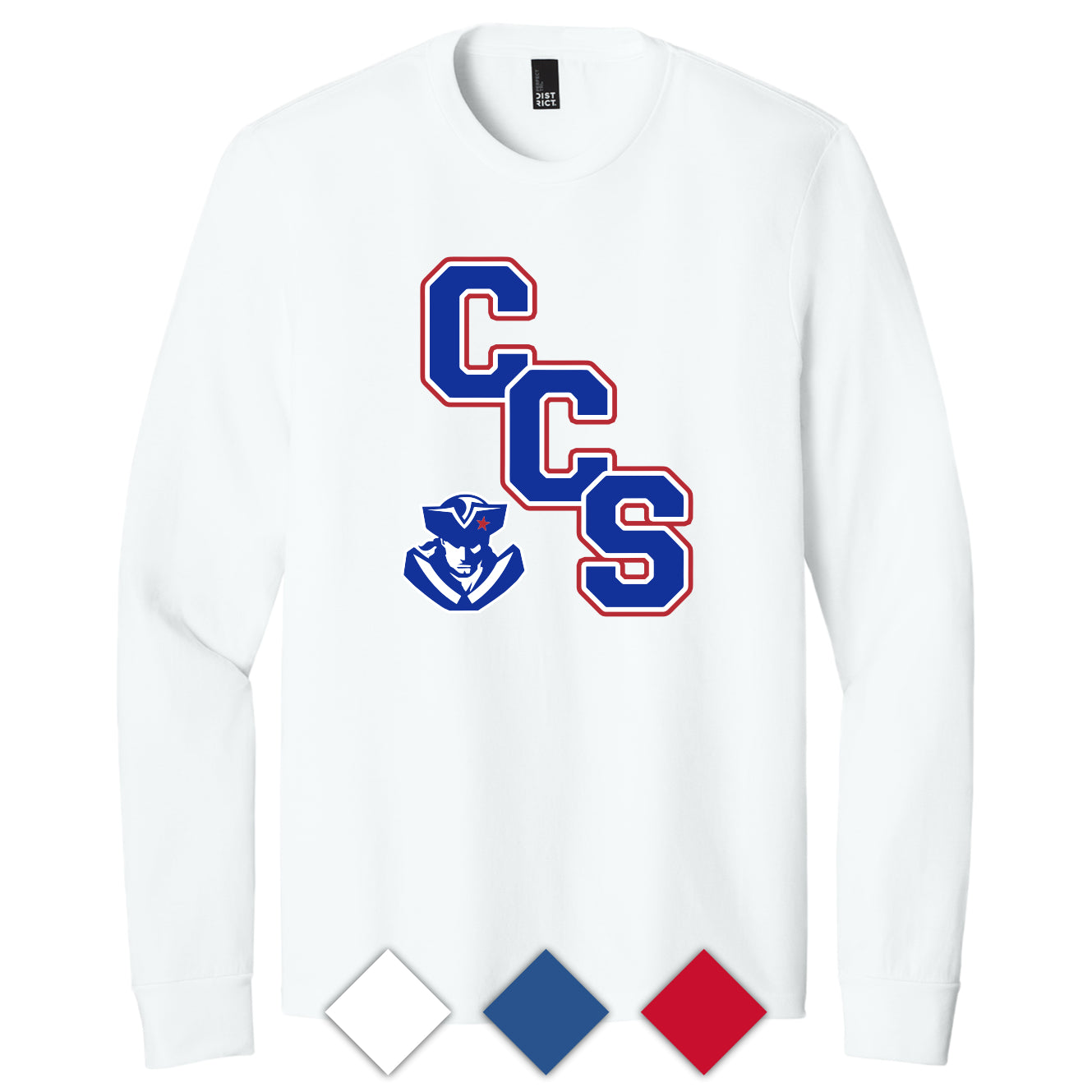 CCS034 CCS Logo Long Sleeve Tee