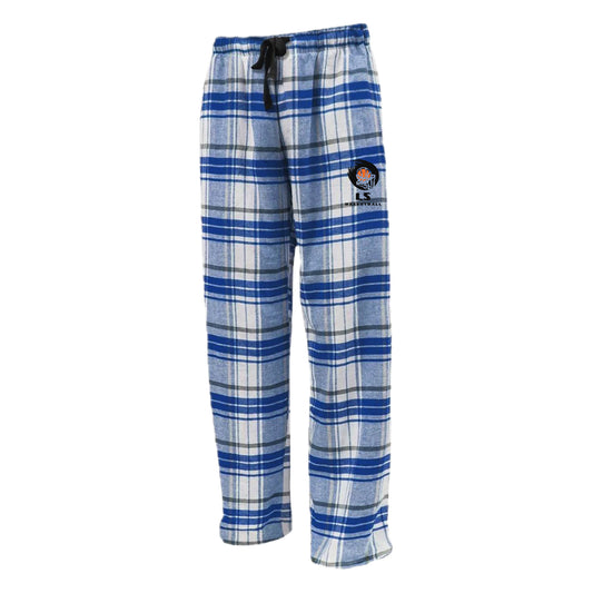 LSYBSH1 -12 White/Royal Flannel Pant