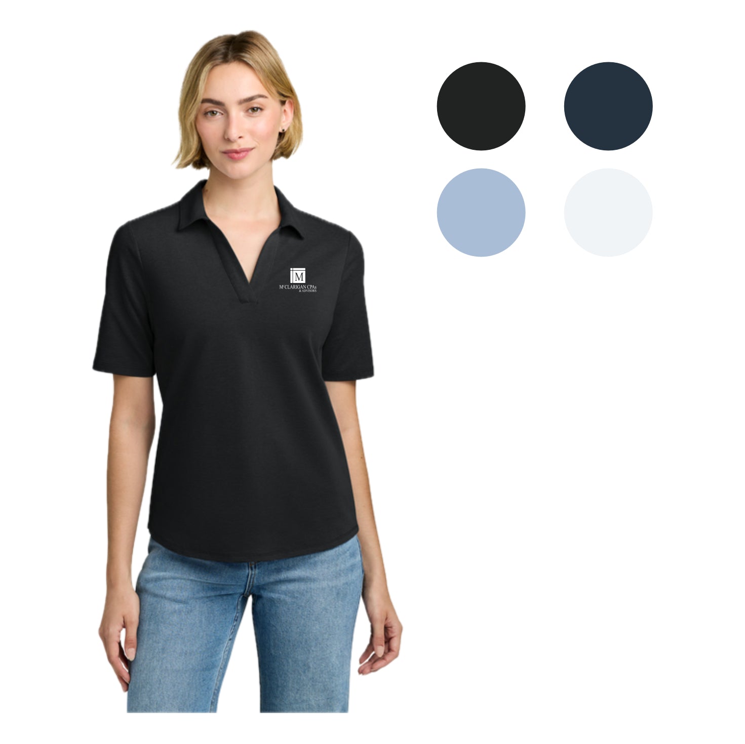 MCCL013 Brooks Brothers Women’s Pinpoint Pique Polo