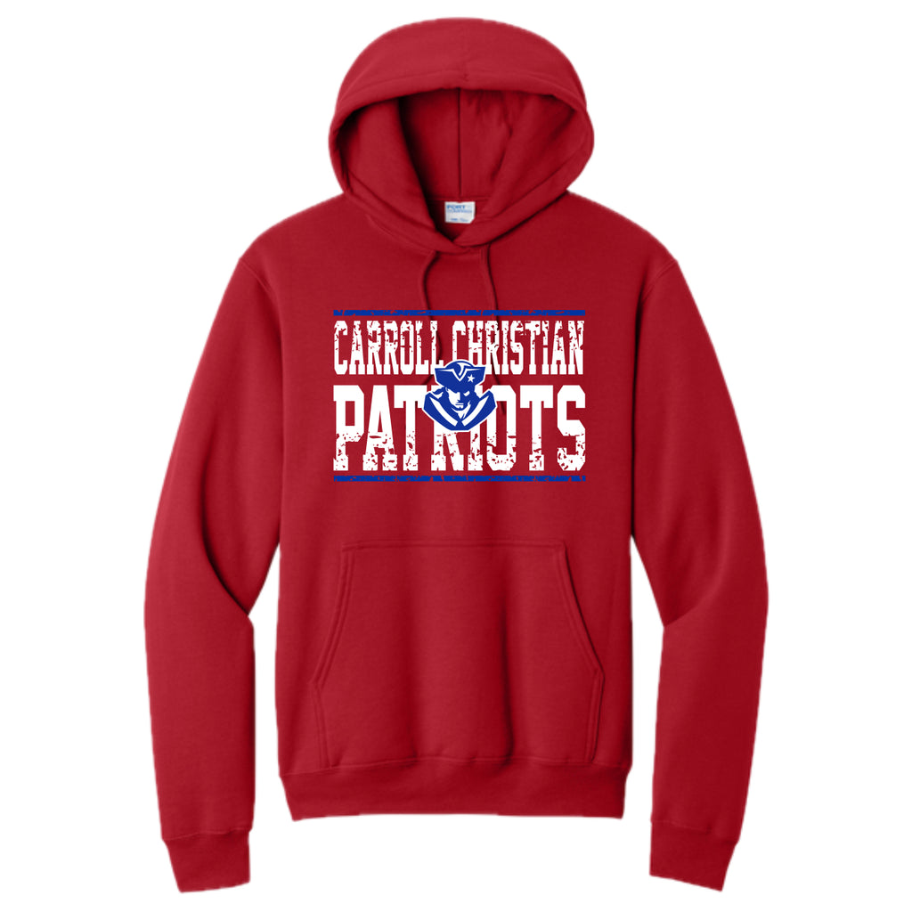 CCS039 CS Patriots Logo Hooded Sweatshirt