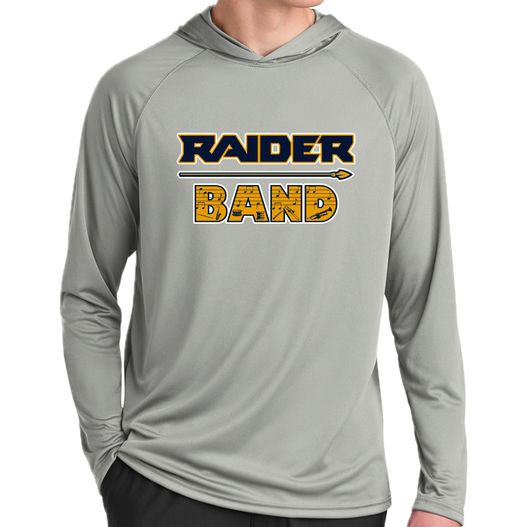 EBAND001 - 16 Silver Lt Weight Performance Hoody
