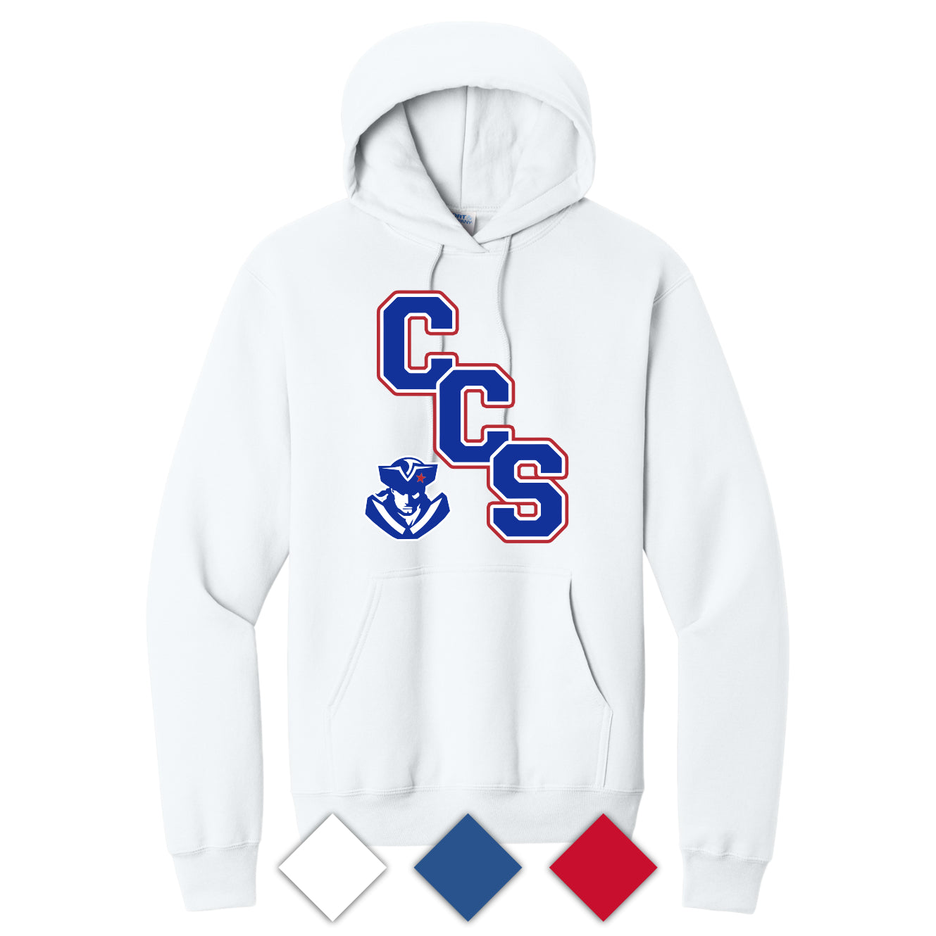 CCS040 CCS Logo Hooded Sweatshirt