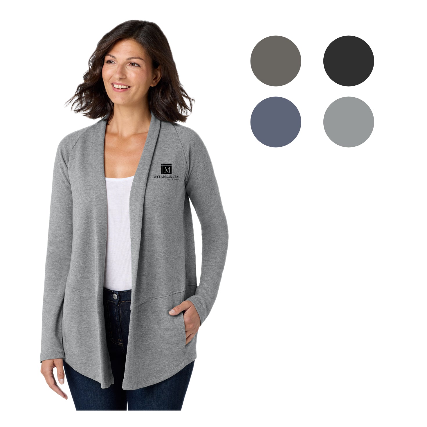 MCCL016 Port Authority Women's Interlock Cardigan