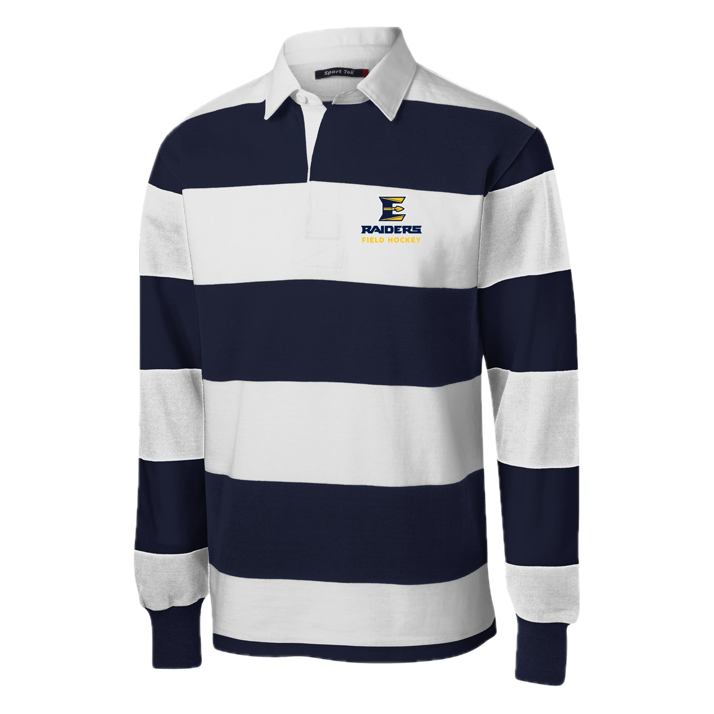 EFH01-019 Navy/White Rugby Long Sleeve