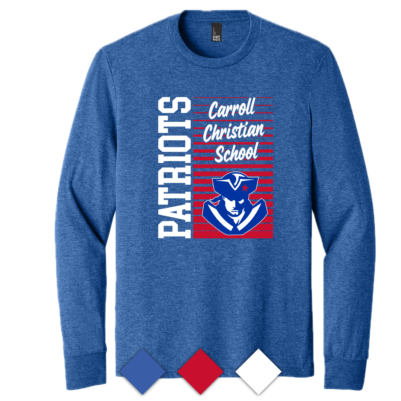 CCS032 Patriots Logo Long Sleeve Tee
