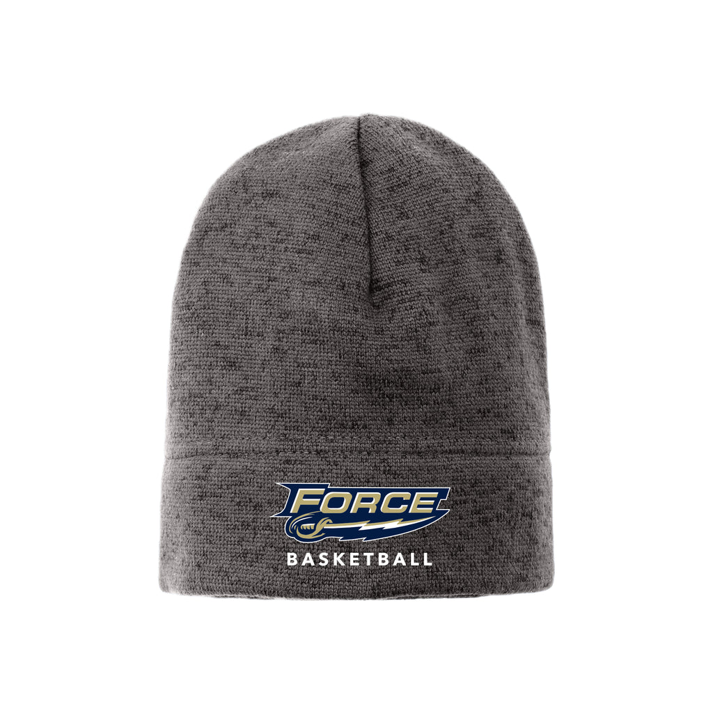 FRC2226 Force Basketball Grey Heather Black Beanie