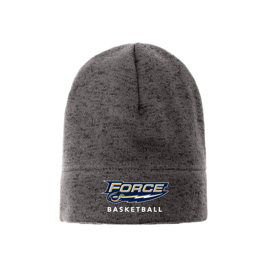 FRC2226 Force Basketball Grey Heather Black Beanie
