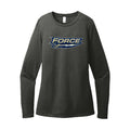 FRC2206 Force Heather Charcoal Ladies Long Sleeve Tee