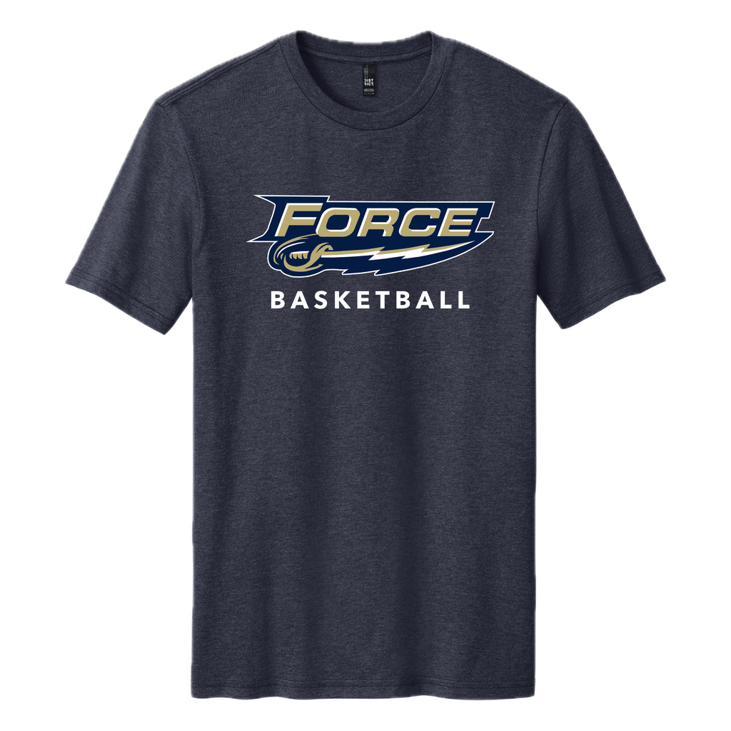 FRC2203 Force Basketball Heather Navy Short Sleeve Tee