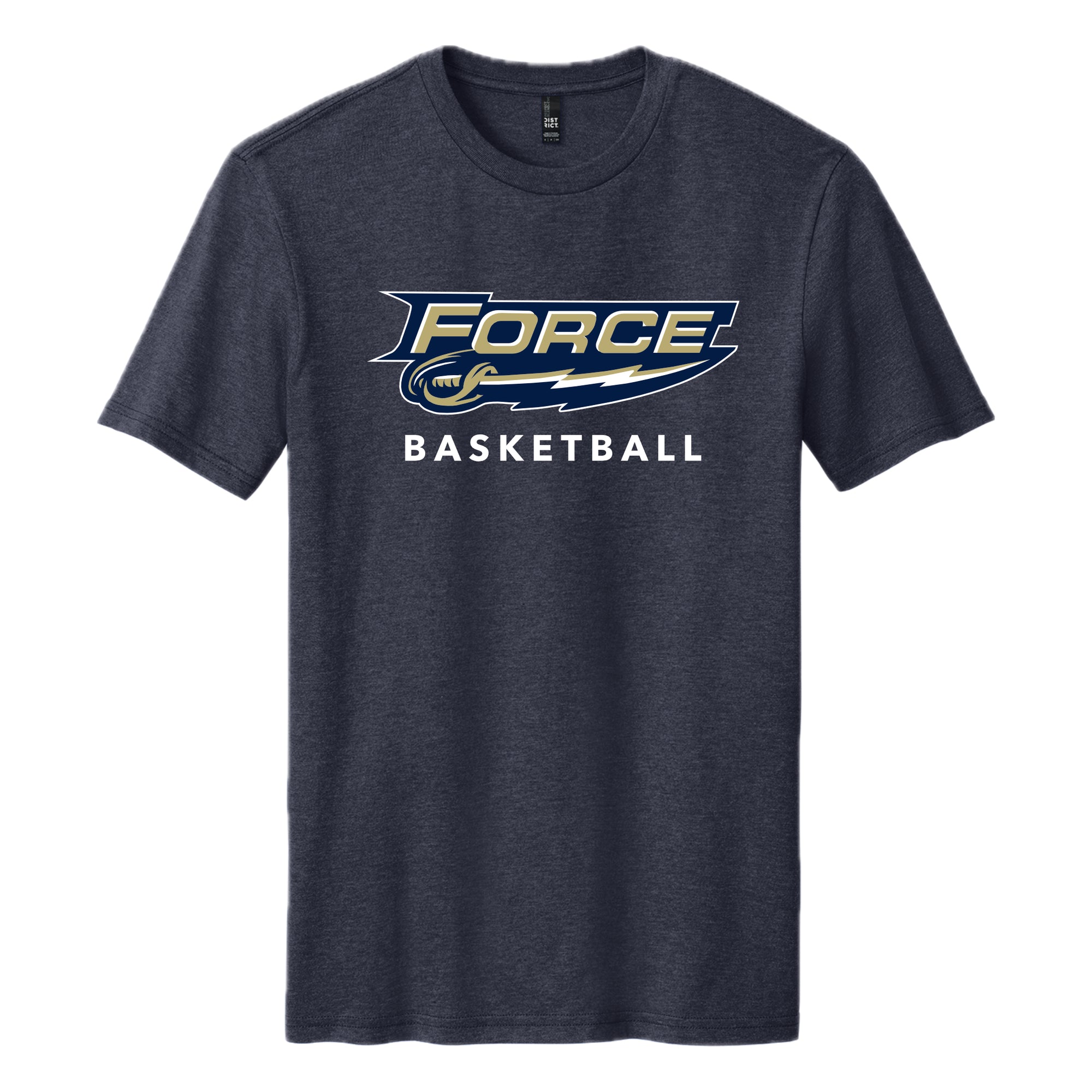 FRC2203 Force Basketball Heather Navy Short Sleeve Tee