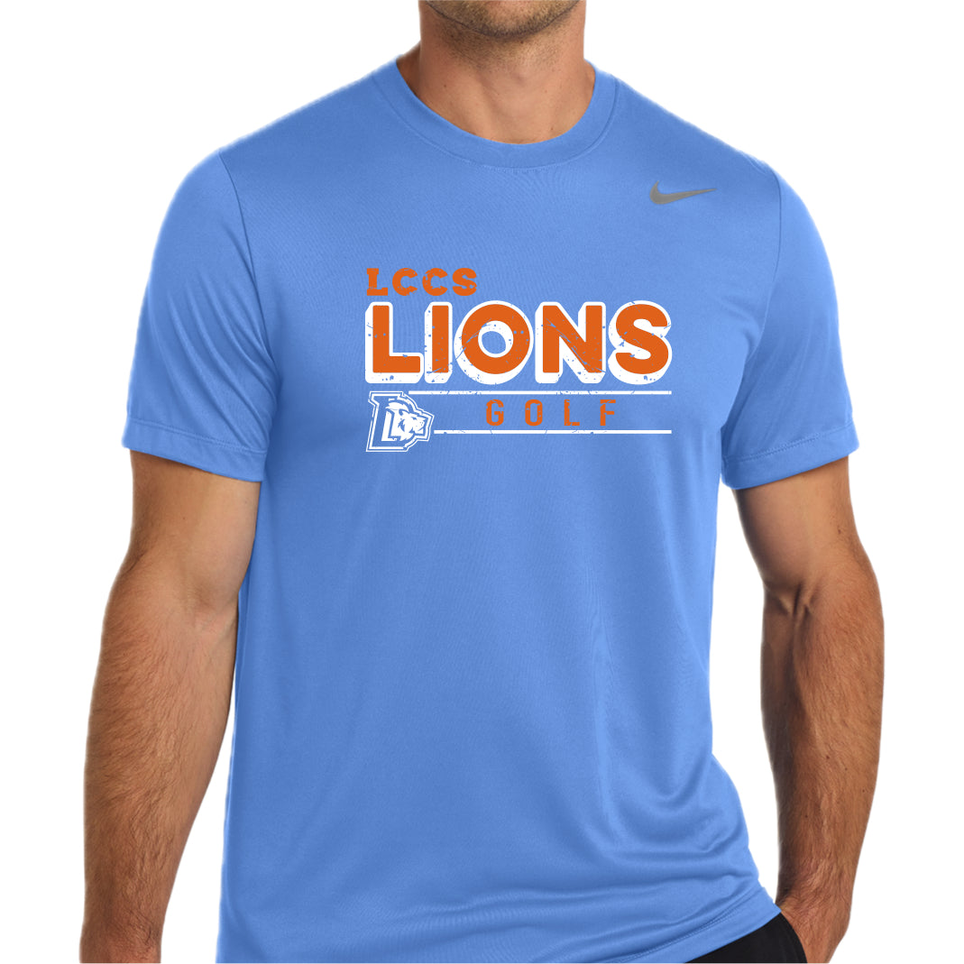 LCCSSP-15 GOLF VALOR BLUE Nike Performance Short Sleeve