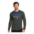 LSHS0225-12  Nike Anthracite Long Sleeve Performance Tee