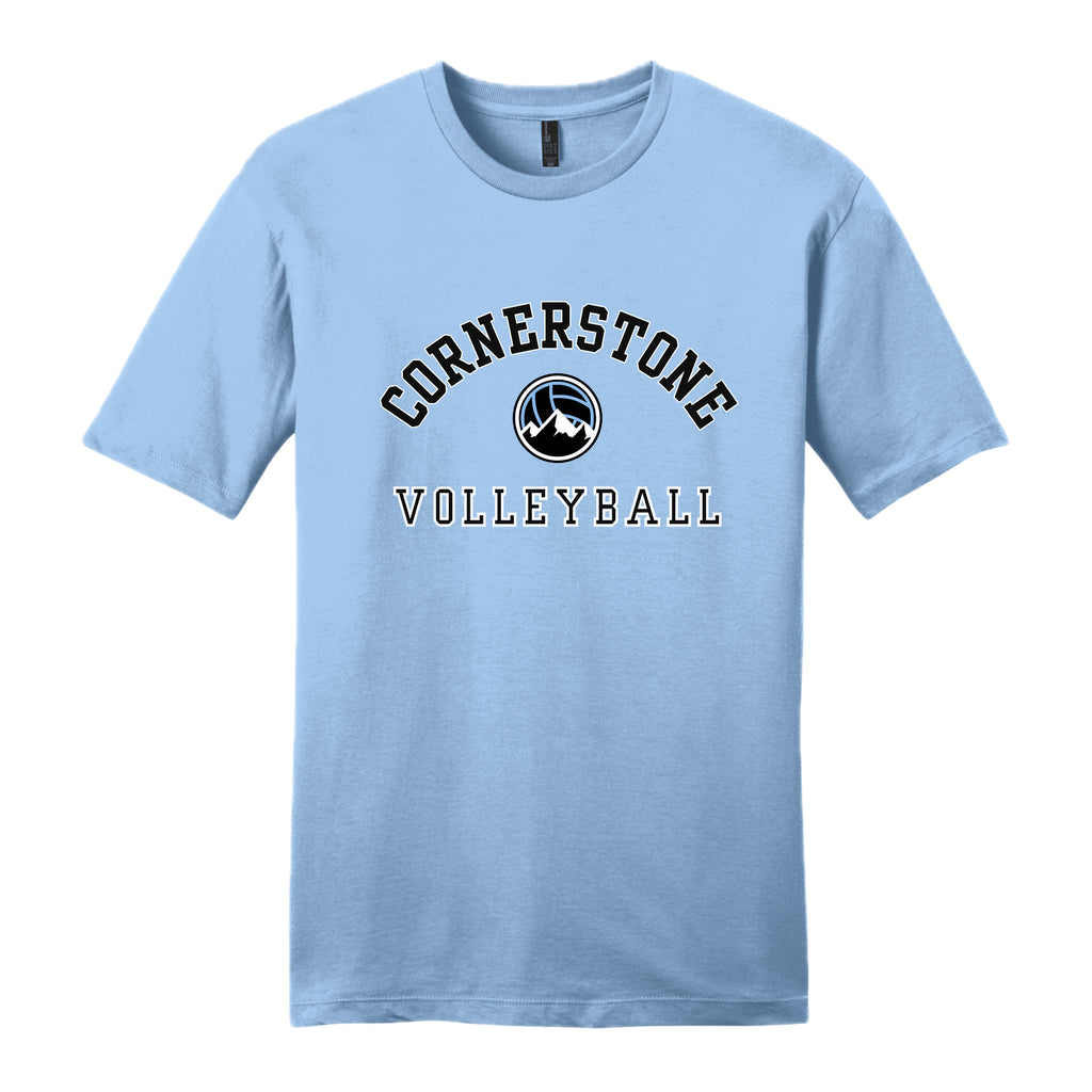 CVCSH02 - 01 Ice Blue Short Sleeve Logo Tee