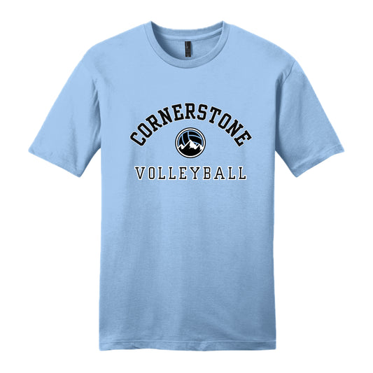 CVCSH01 - 01 Ice Blue Short Sleeve Logo Tee