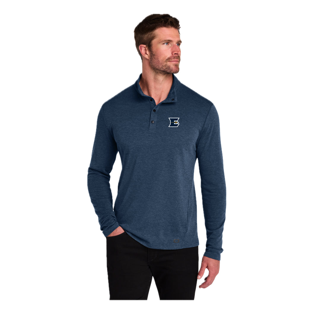 ELIS26-08 Spar Blue Long Sleeve Command 1/4 Snap