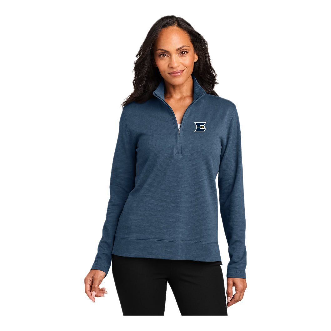 ELIS26-09 Ladies Dusk Blue Breakwater 1/4 Zip