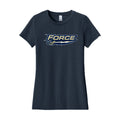 FRC2202 Force Heather Navy Ladies Short Sleeve Tee