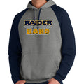 EBAND001 - 20 Grey/Navy Raglan Hoody