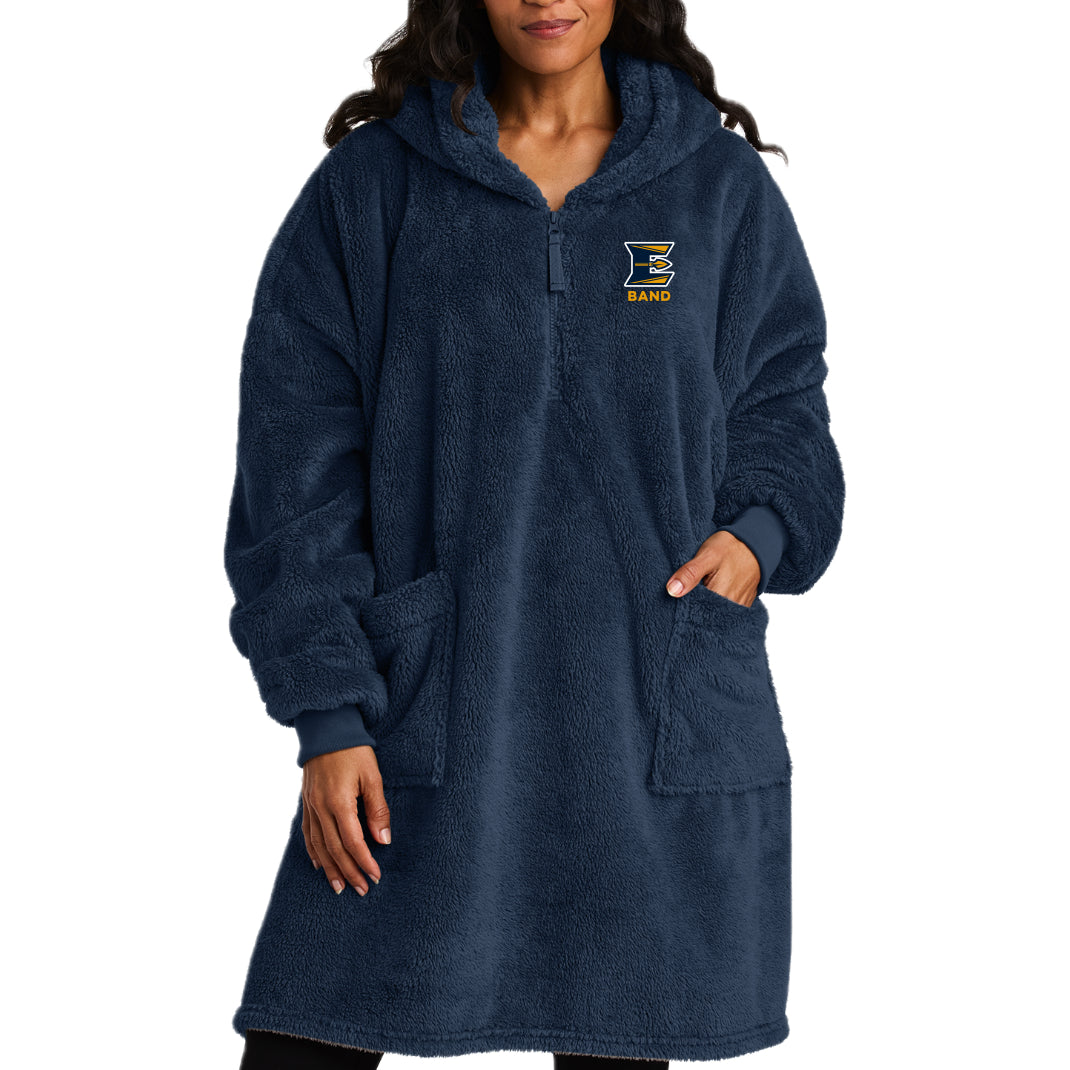 EBAND001 - 28 Navy Plush Poncho
