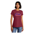 LACSH004 02 Heather Cardinal Women's Short Sleeve Tee