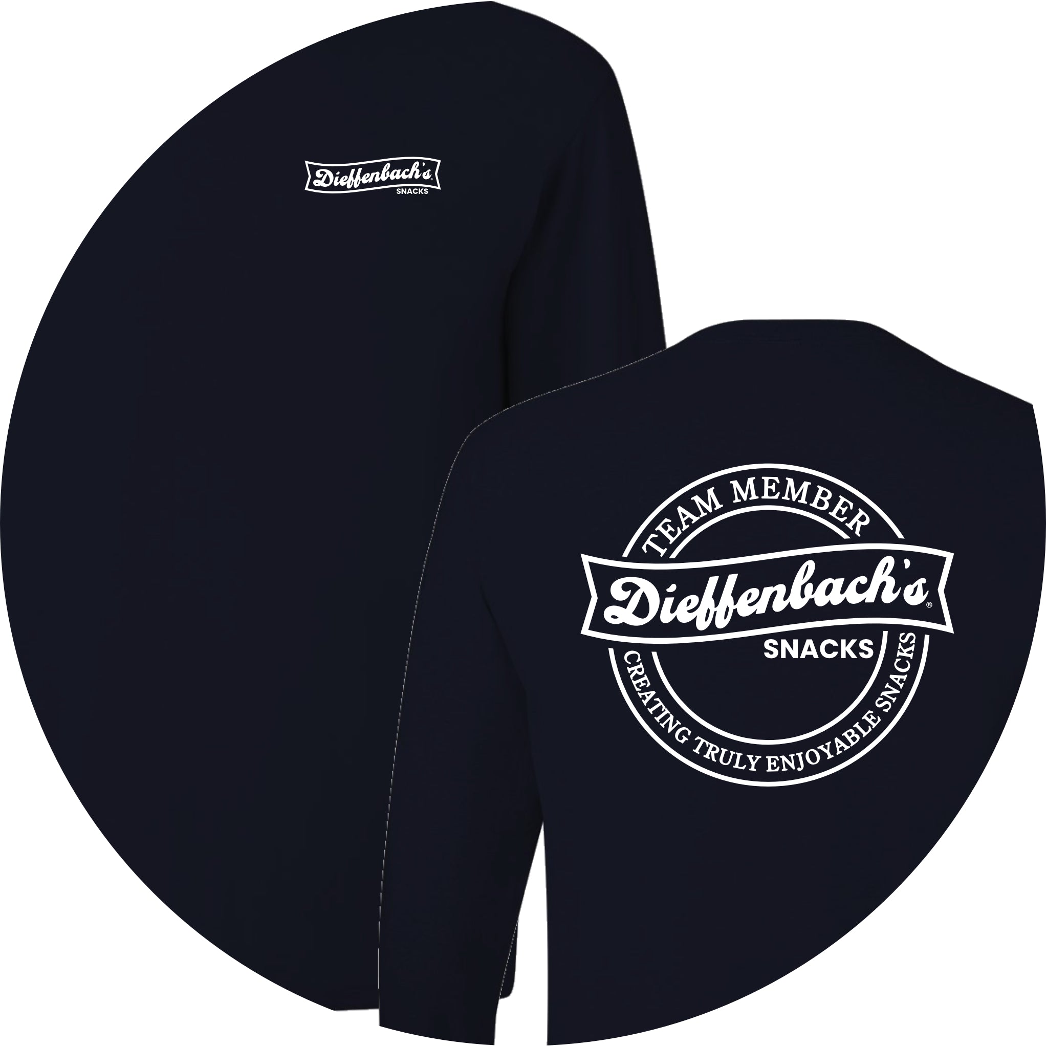 DBACH002 Navy Staff Long Sleeve Tee