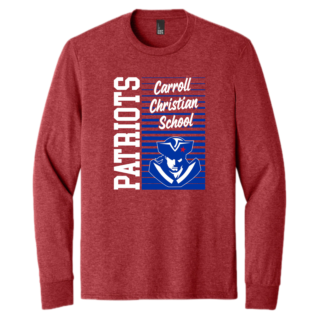 CCS032 Patriots Logo Long Sleeve Tee