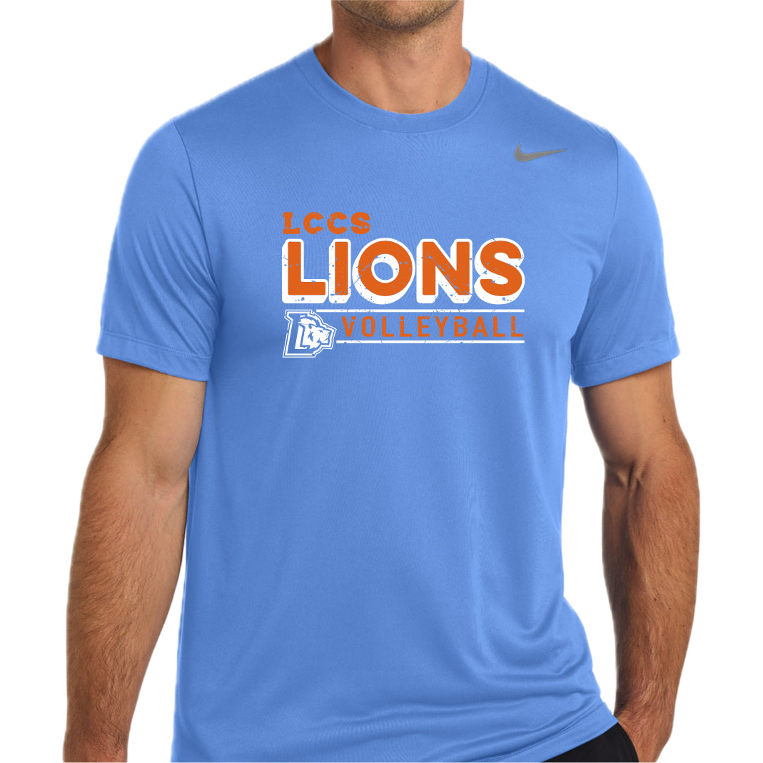 LCCSSP-14 VOLLEYBALL VALOR BLUE Nike Performance Short Sleeve