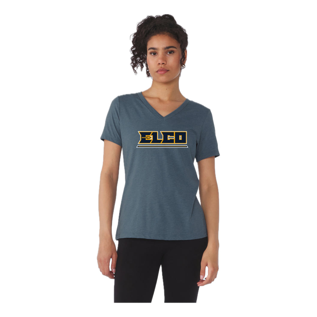 ELIS26-01 Ladie's Heather Slate Short Sleeve Tee