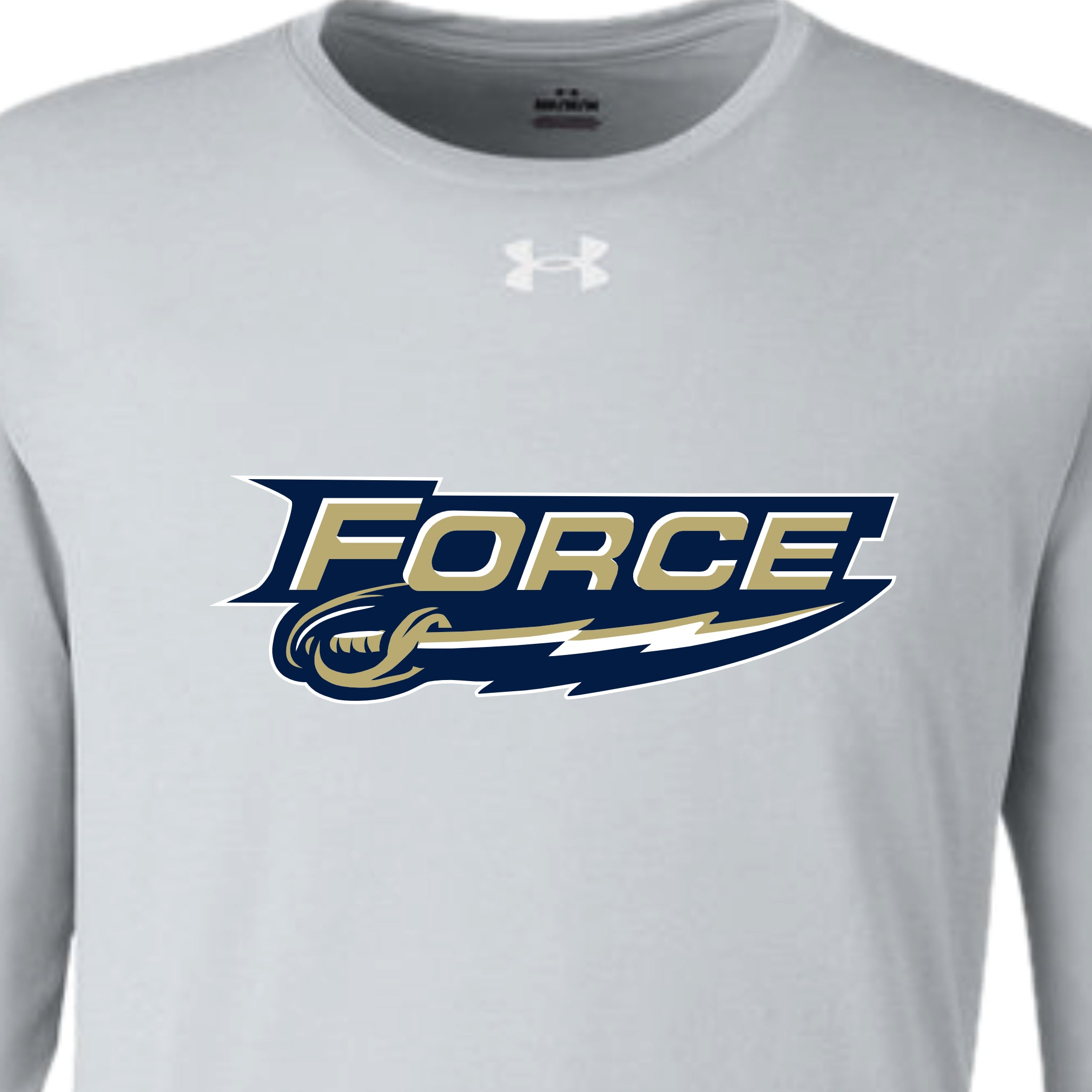 FRC2212 Force Grey UA Long Sleeve Performance Tee