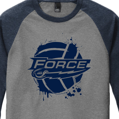 2512205 Force Volleyball Raglan 3/4 Sleeve