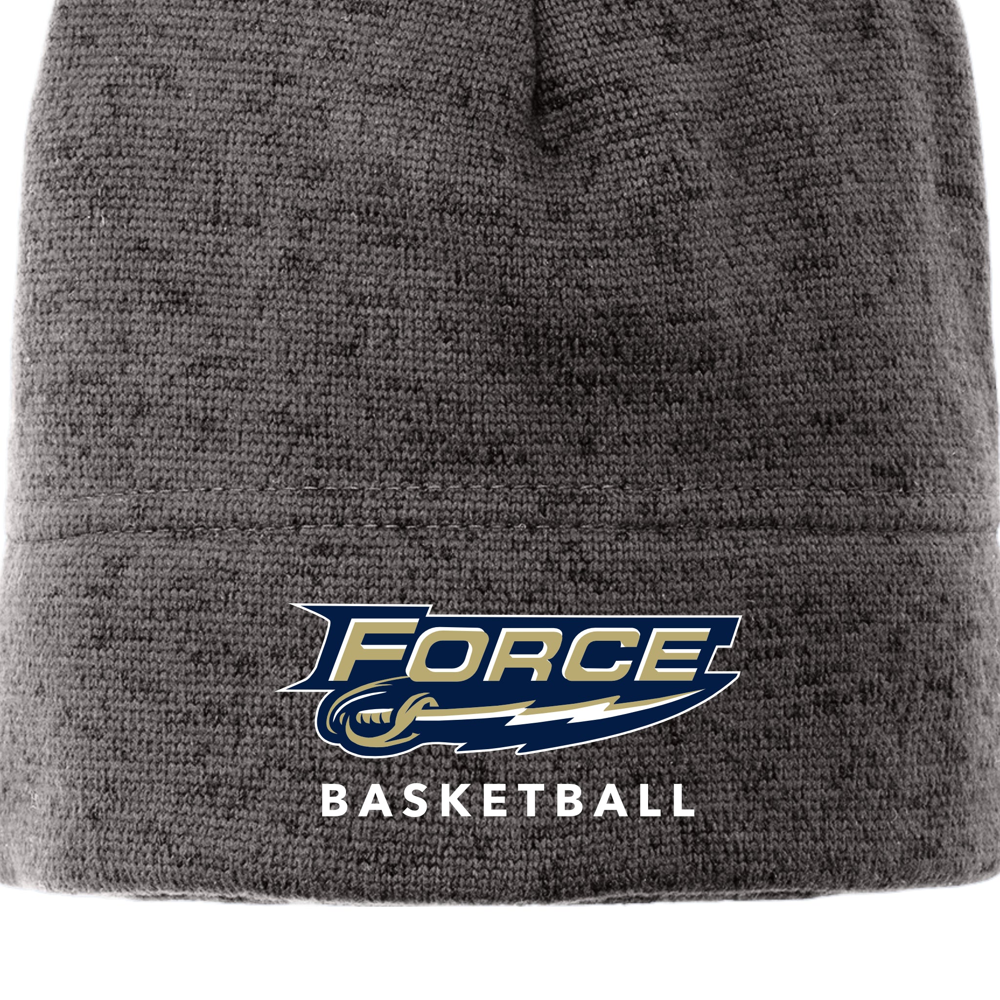 FRC2226 Force Basketball Grey Heather Black Beanie