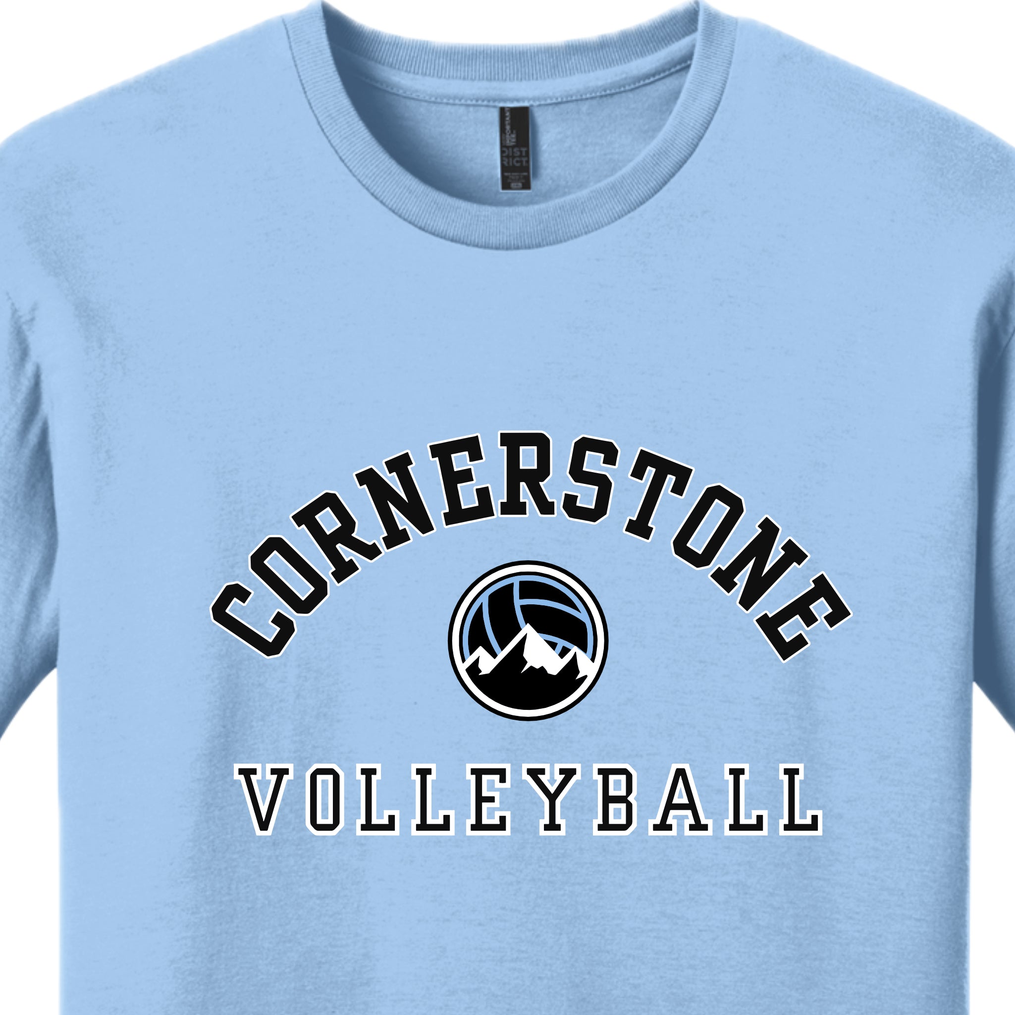CVCSH02 - 01 Ice Blue Short Sleeve Logo Tee
