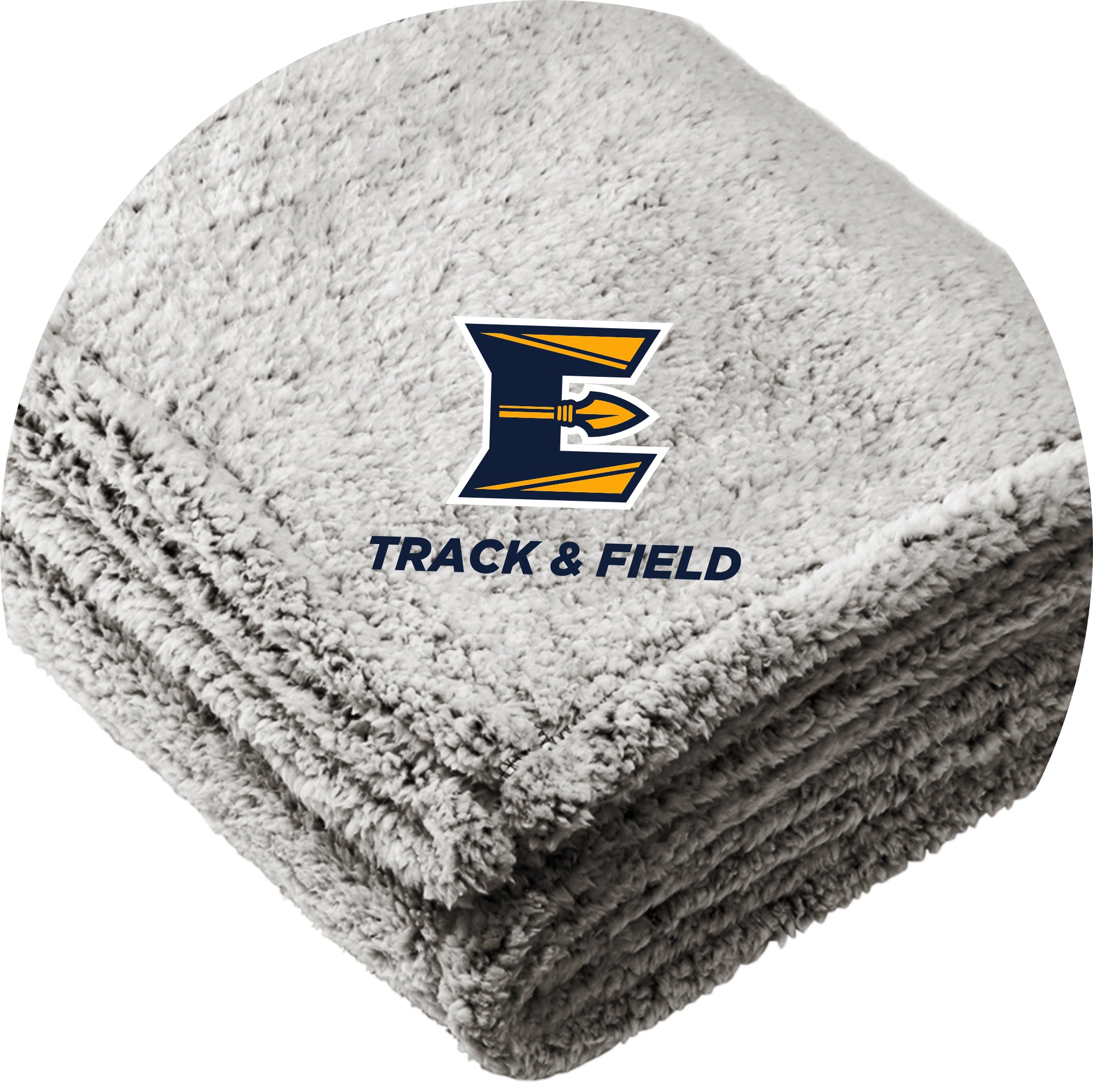 ETFSH03 33 Grey Heather Fleece Blanket 50"x60"