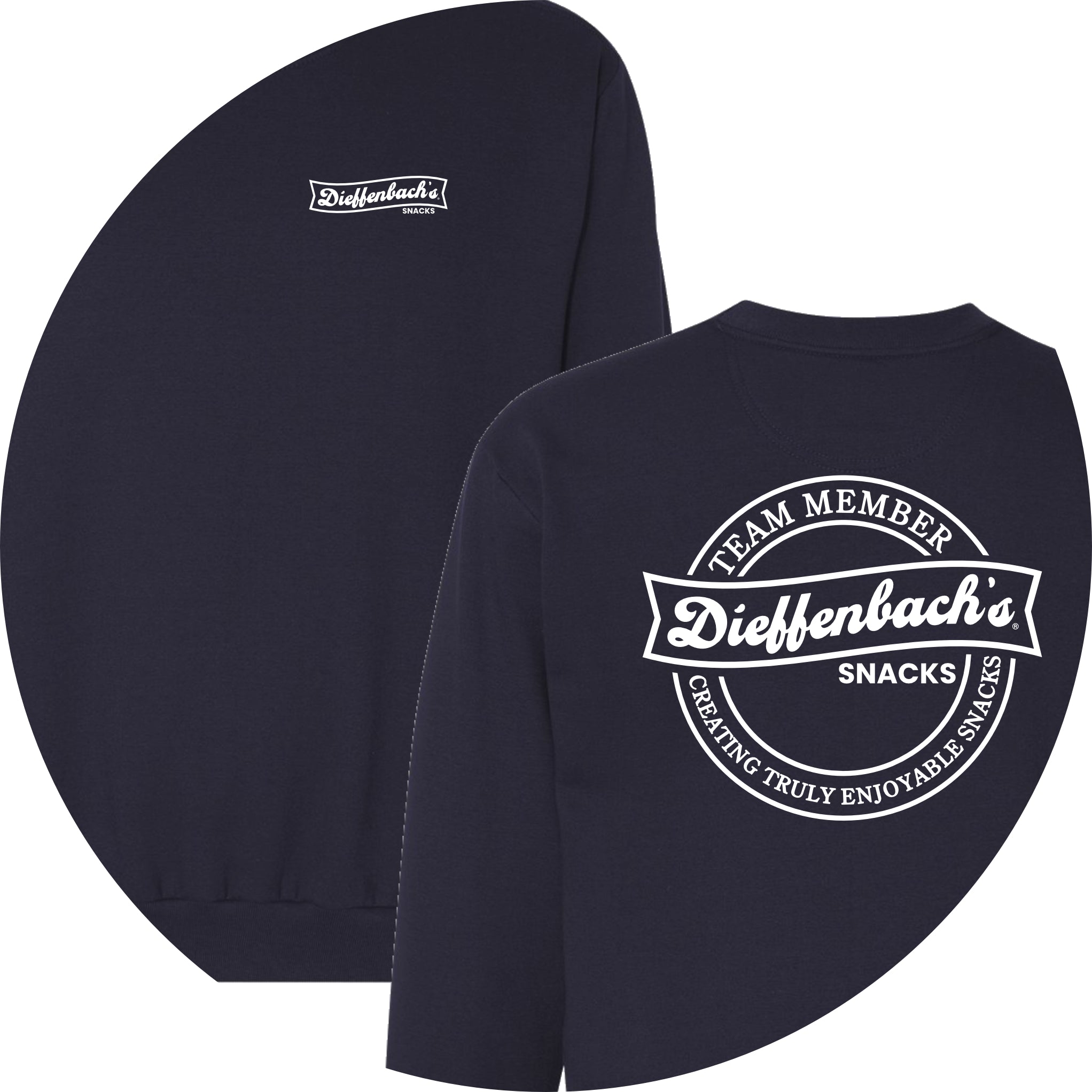 DBACH003 Navy Staff Crew Sweatshirt