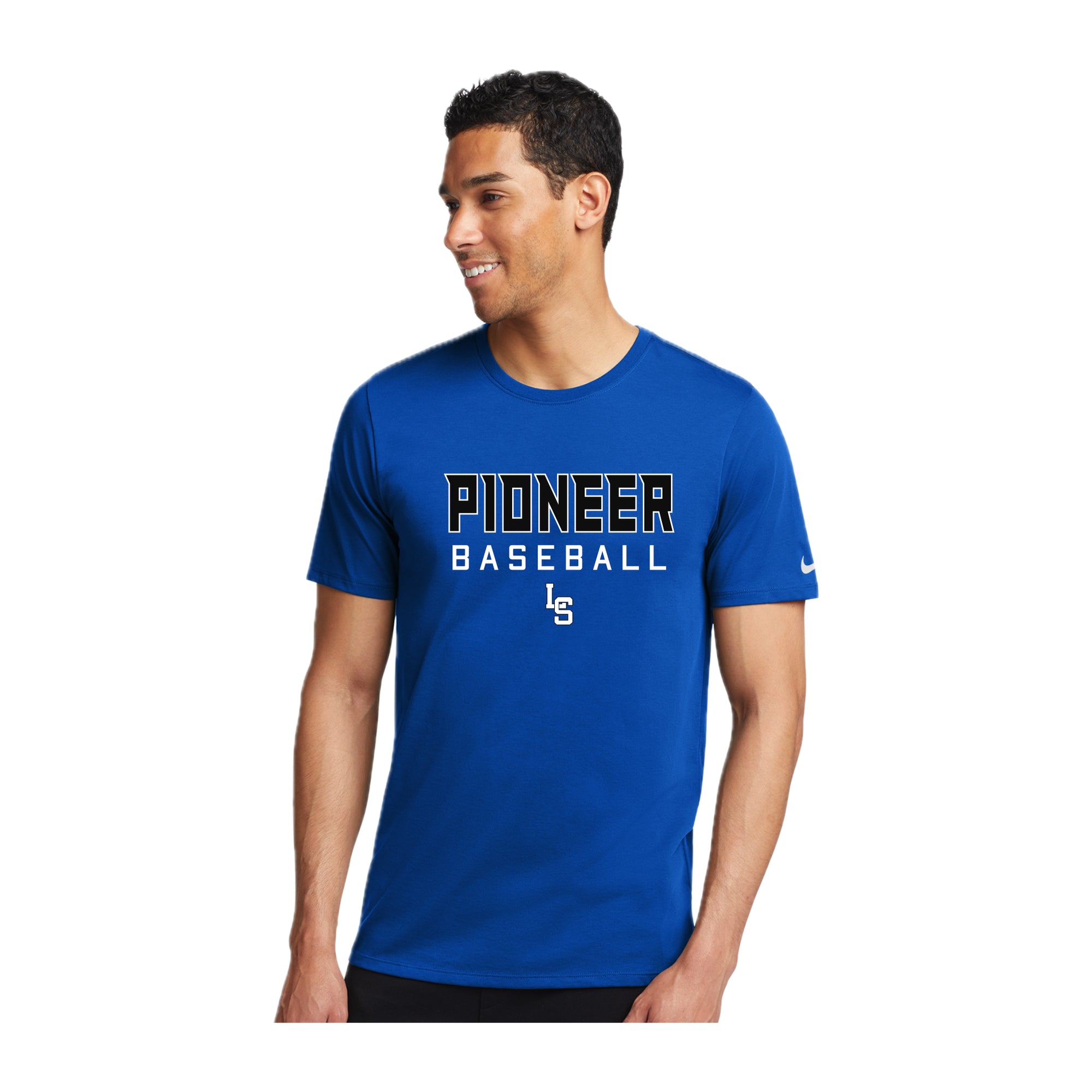 LSHS0225-05  Nike Royal Short Sleeve Performance Tee