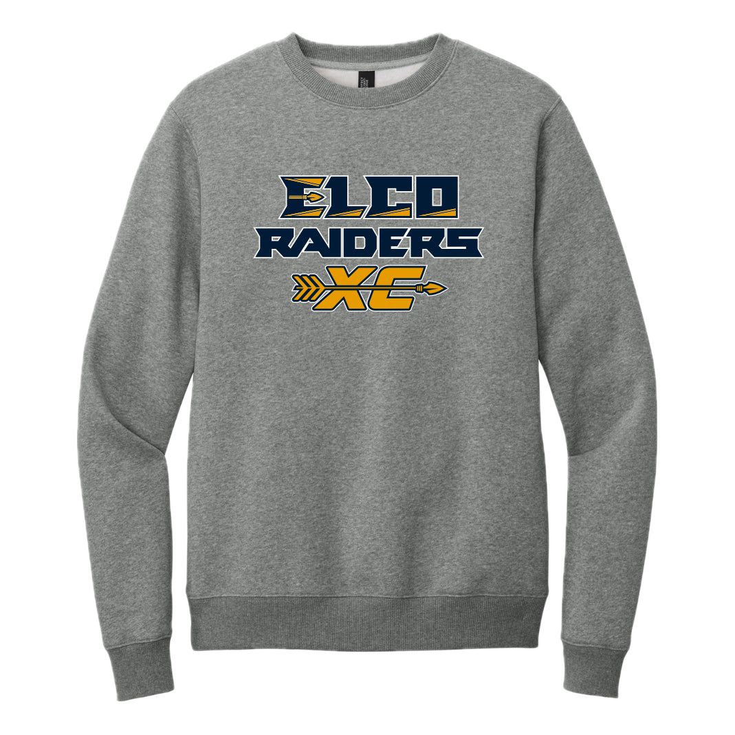 ECCSH02-03 Heathered Steel Crew Sweatshirt