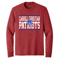 CCS033 CC Patriots Logo Long Sleeve Tee