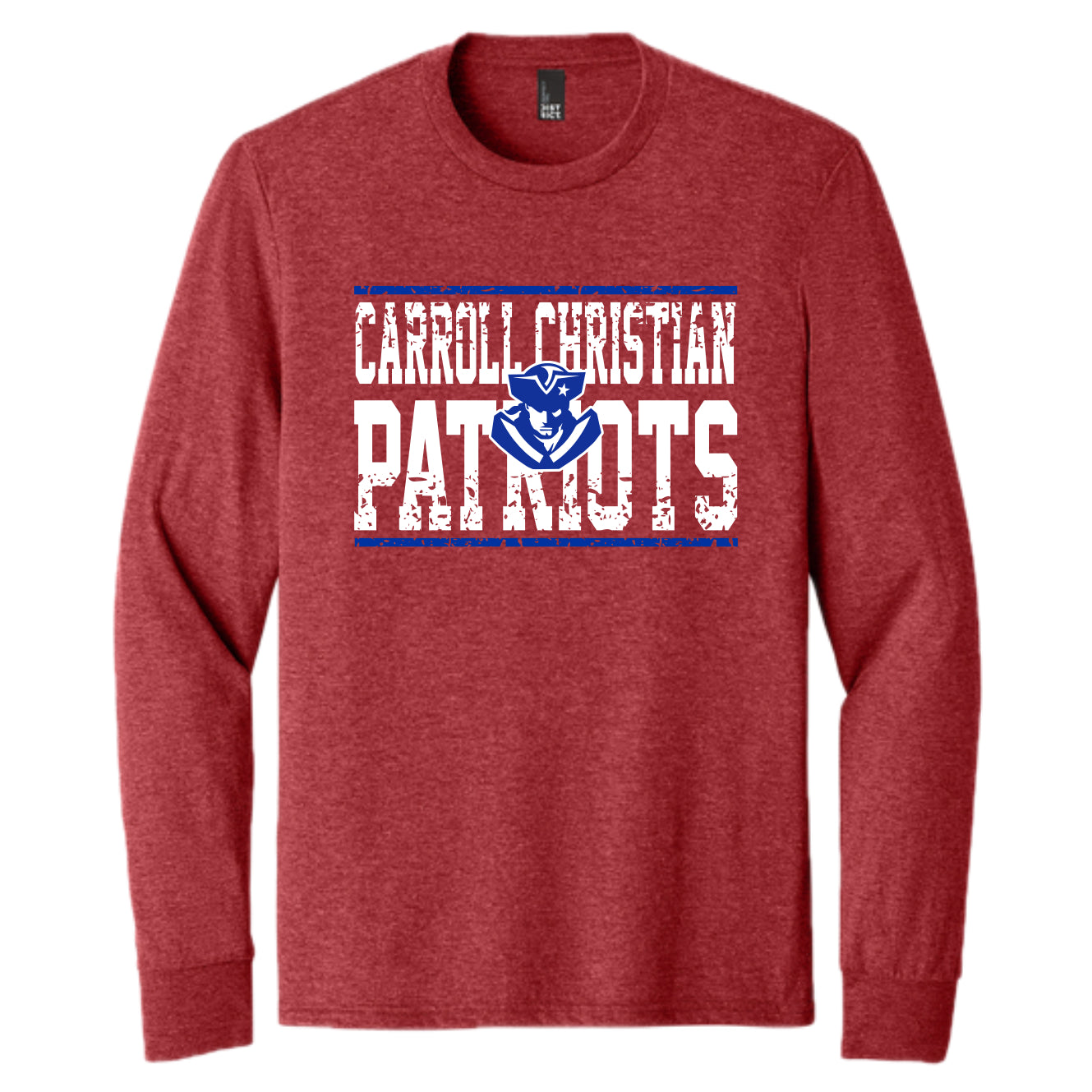 CCS033 CC Patriots Logo Long Sleeve Tee