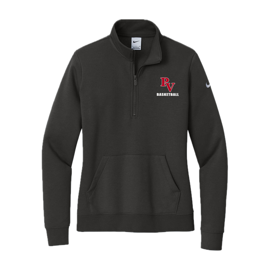 PVBSH01-11 Nike Ladies Anthracite 1/4 Zip