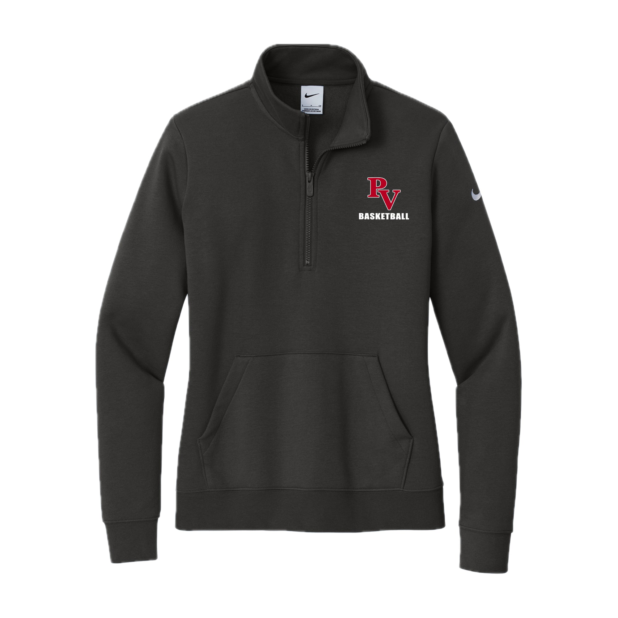 PVBSH01-11 Nike Ladies Anthracite 1/4 Zip