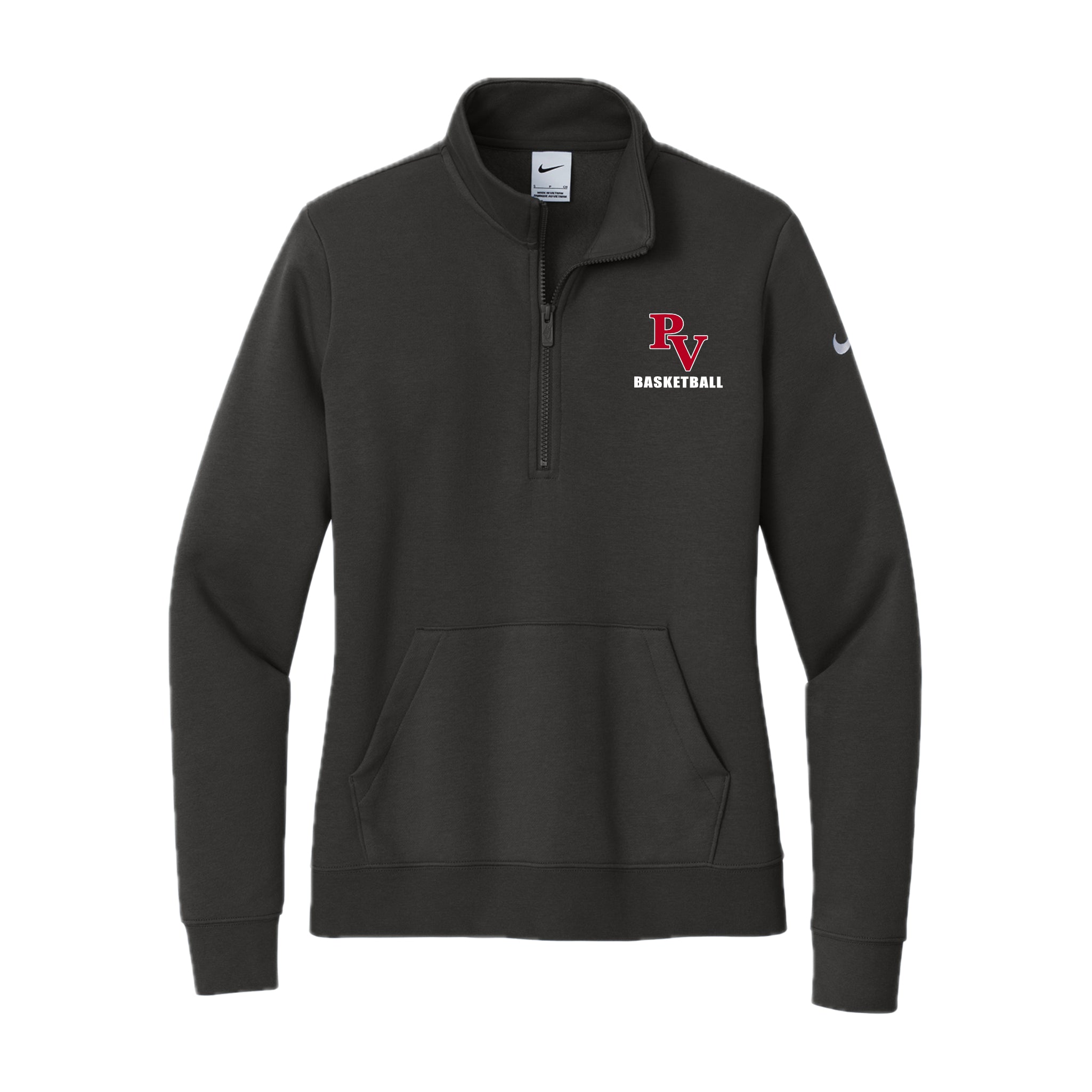 PVBSH01-11 Nike Ladies Anthracite 1/4 Zip
