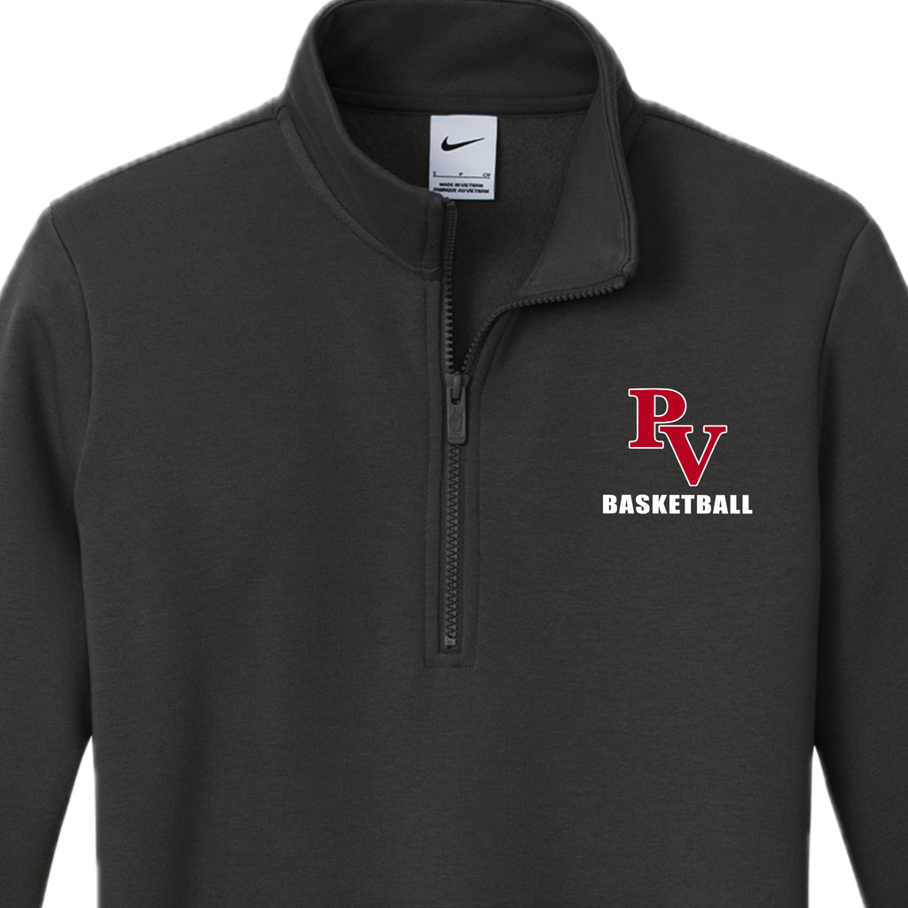 PVBSH01-11 Nike Ladies Anthracite 1/4 Zip