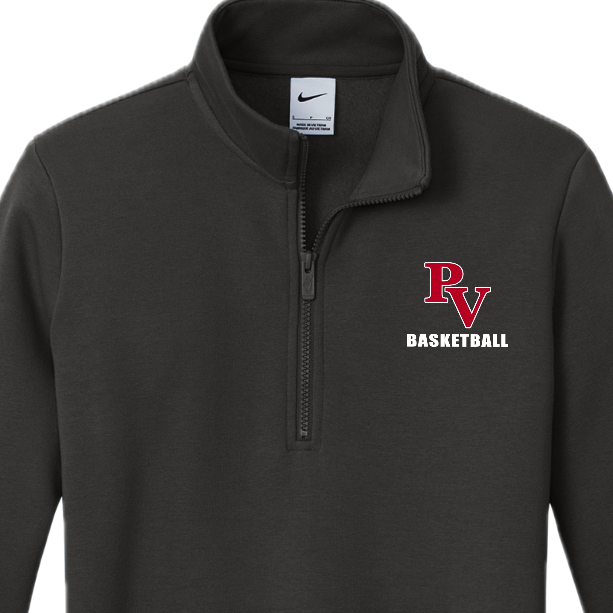 PVBSH01-11 Nike Ladies Anthracite 1/4 Zip