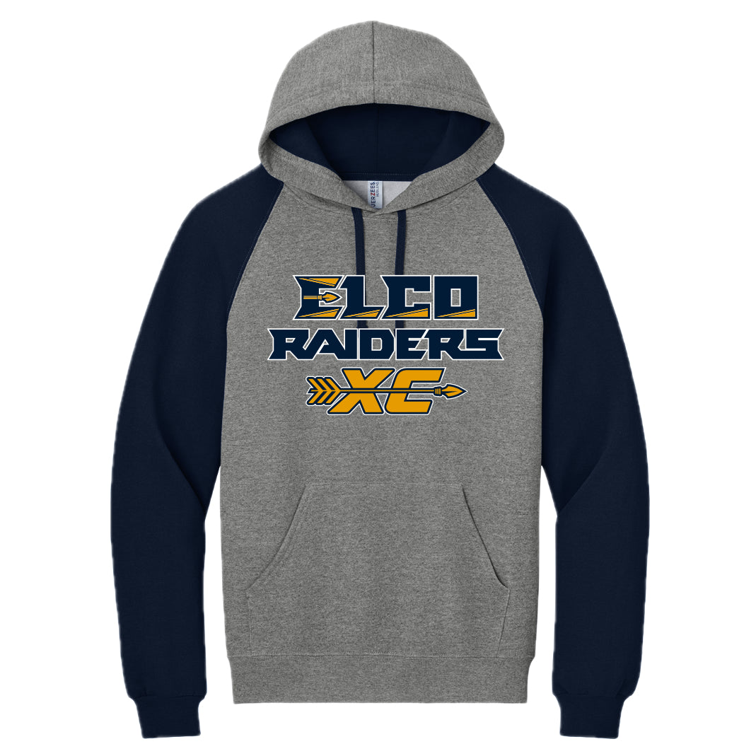 ECCSH02-04 Oxford / Navy Raglan Hoodie