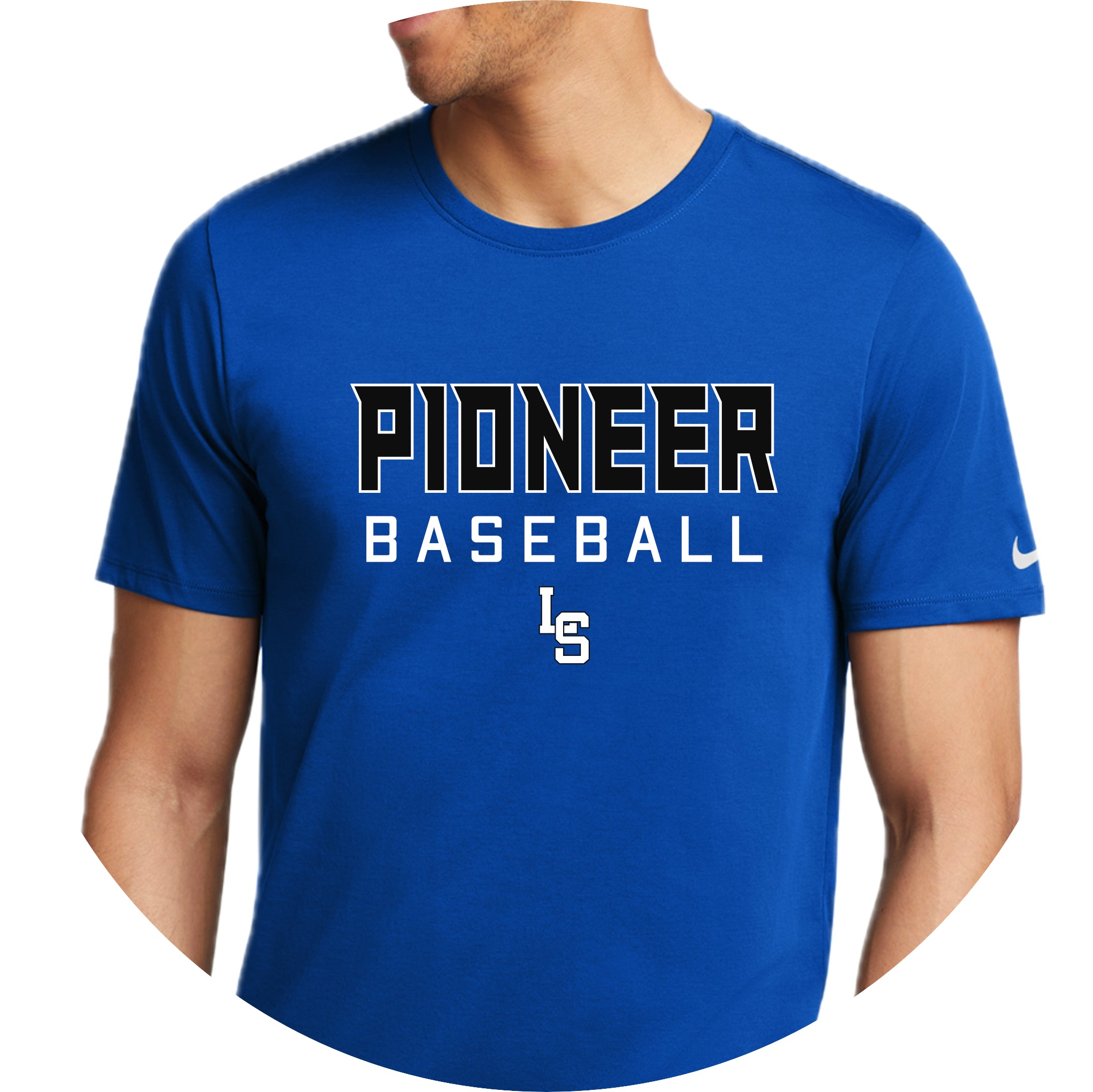 LSHS0225-05  Nike Royal Short Sleeve Performance Tee