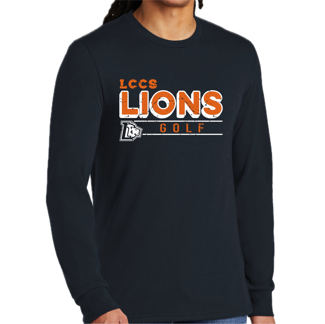 LCCSSP-18 GOLF Navy Long Sleeve Triblend