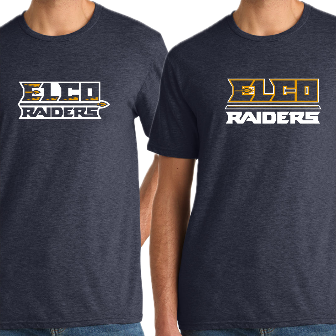 ELCOD-02 Heathered Navy Short Sleeve Soft Tee