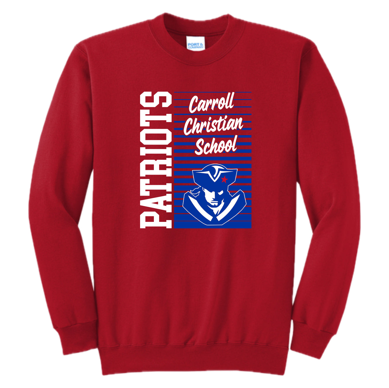 CCS035 Patriots Logo Crew Sweatshirt