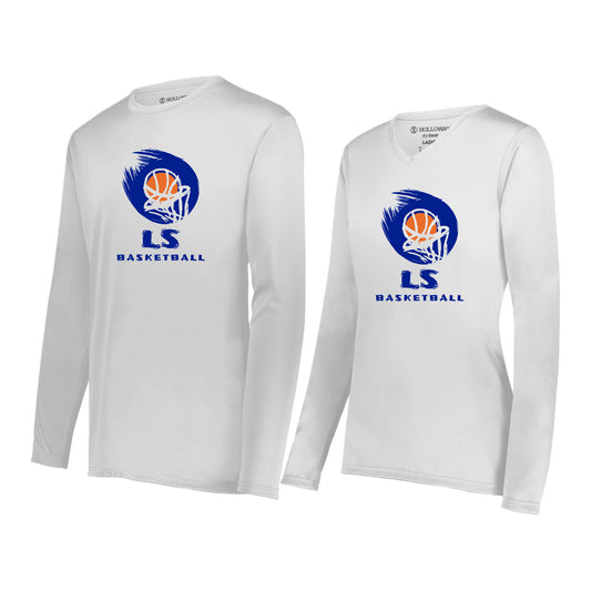 LSYBSH1 -05 White Performance Long Sleeve Tee