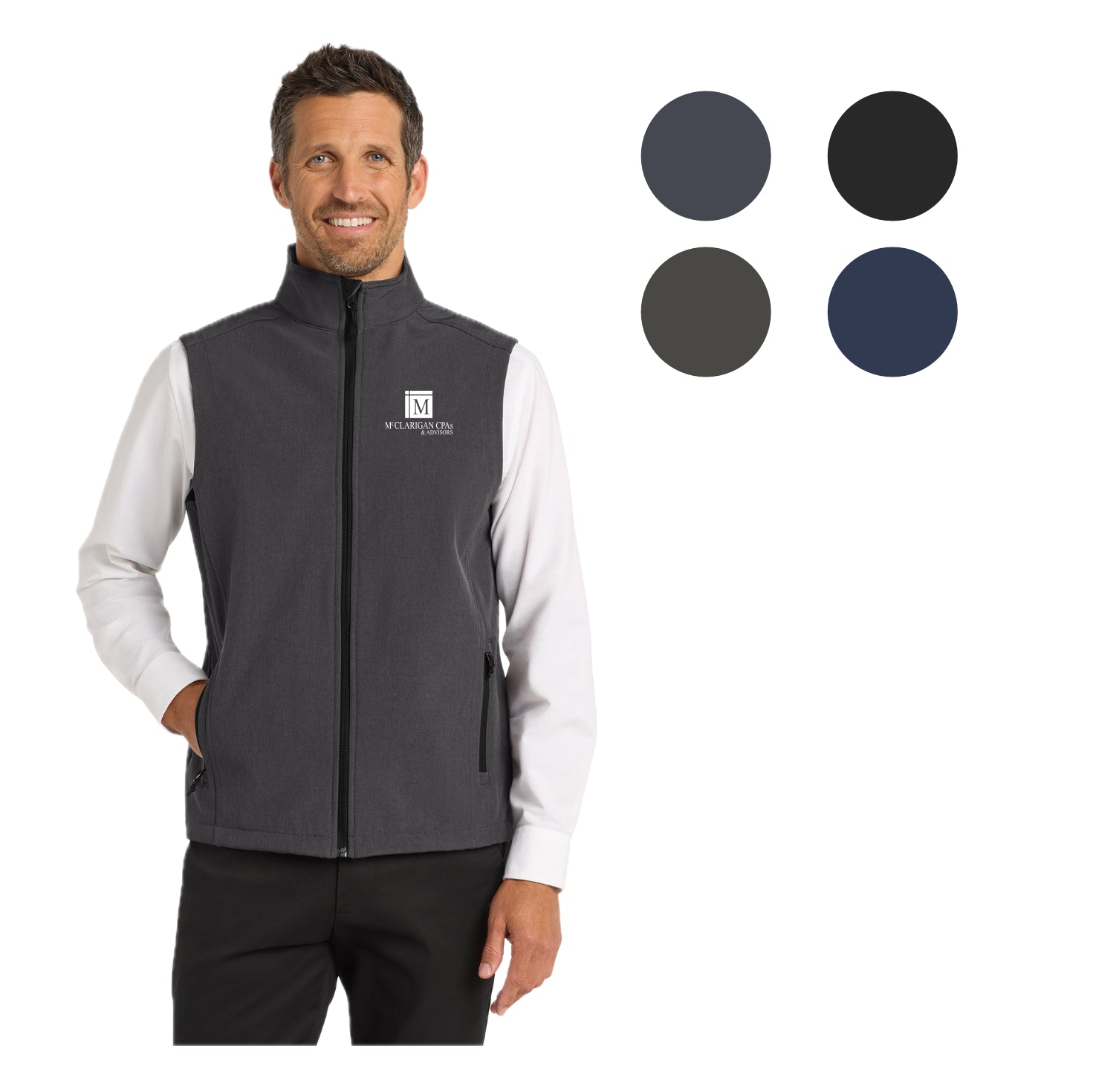 MCCL006 Port Authority Core Soft Shell Vest